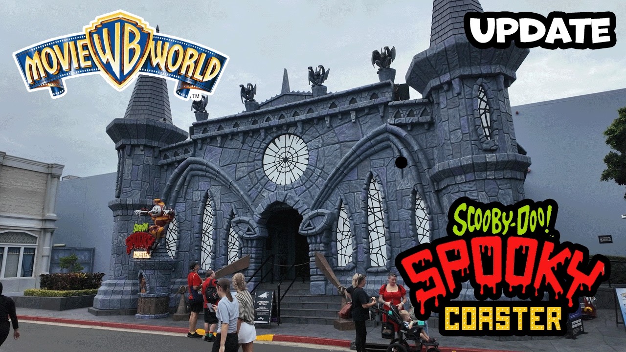 We finally rode Scooby Doo Spooky Coaster at Movie World!