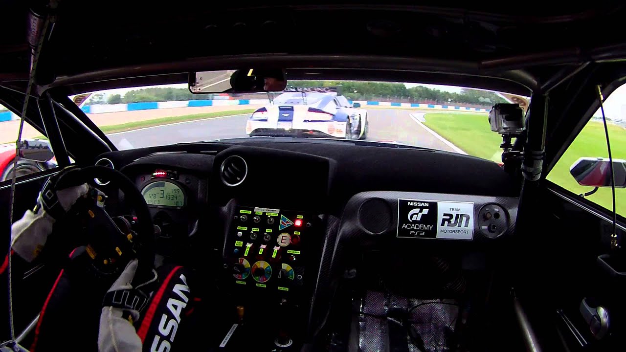 Alex Buncombe Onboard RJN Nissan GTR GT3 British GT Donington