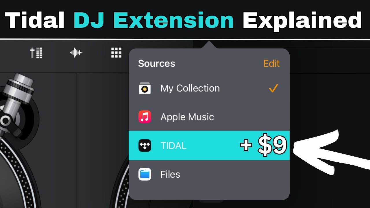 Объяснение расширения Tidal DJ