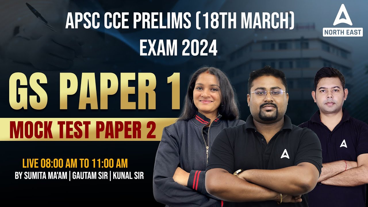 🔥 Marathon | APSC Assam Preparation | APSC General Studies Paper 1 | Mock Test Paper 2