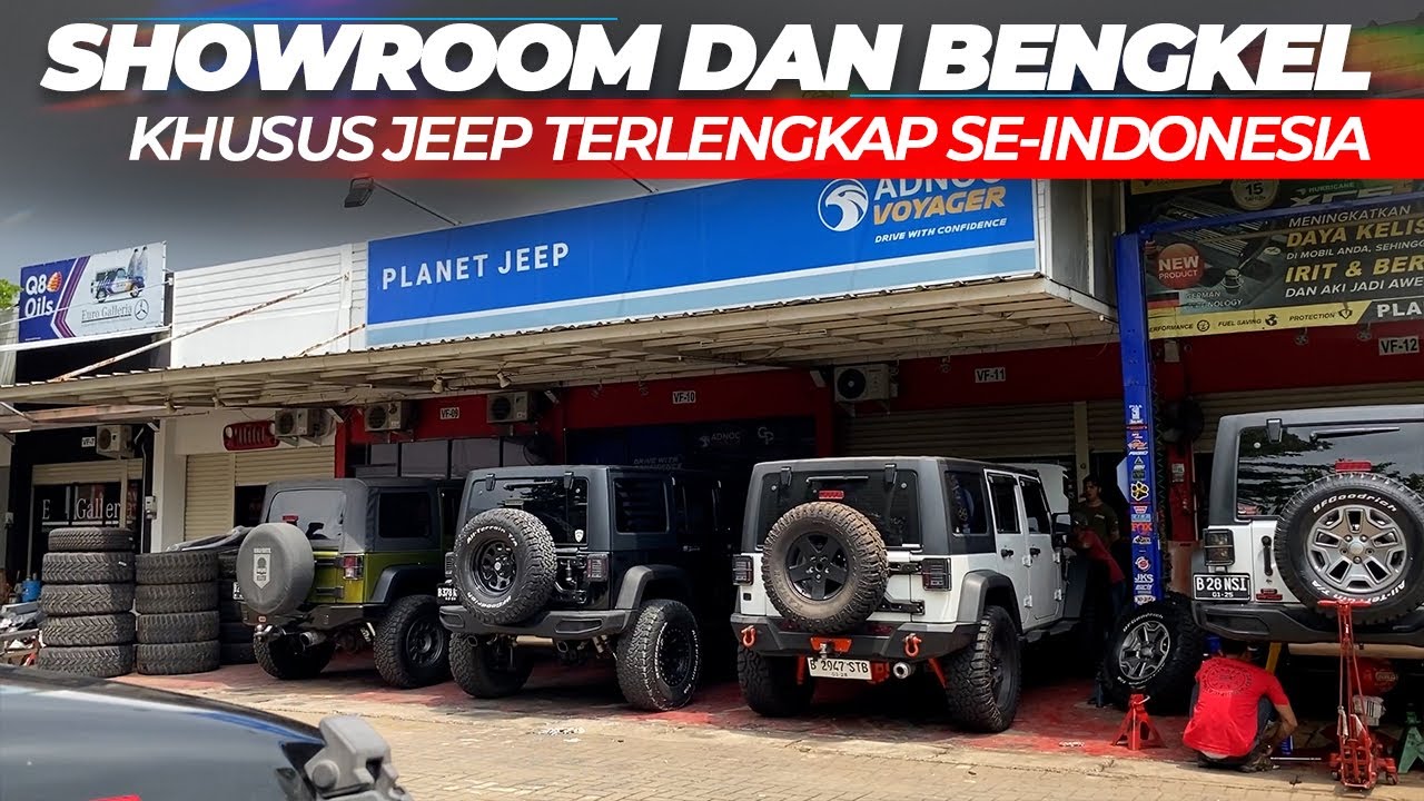SHOWROOM DAN BENGKEL JEEP INDONESIA