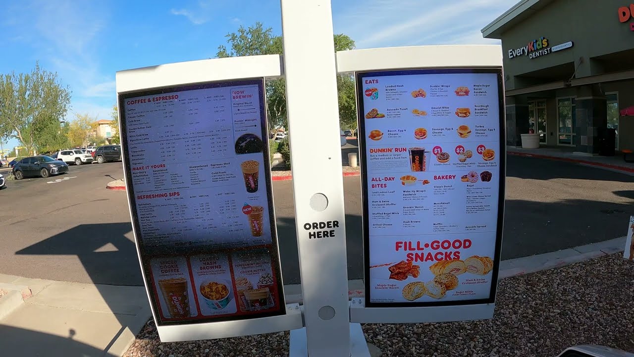 Dunkin' Donuts Drive Thru, Bavarian Kreme, 675 S Watson Rd, Buckeye, Arizona, 14 November 2023, GFH