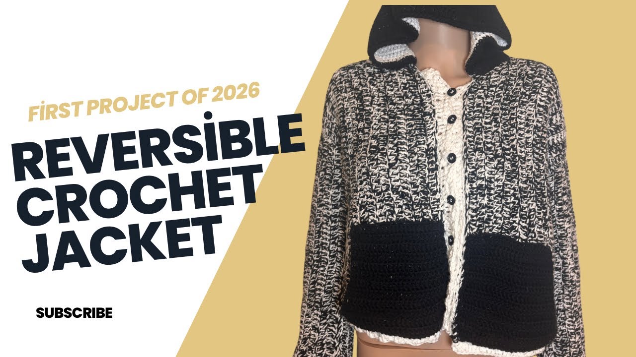 Crochet Hoodie Jacket Full Tutorial | Chunky, Cozy & Fashionable