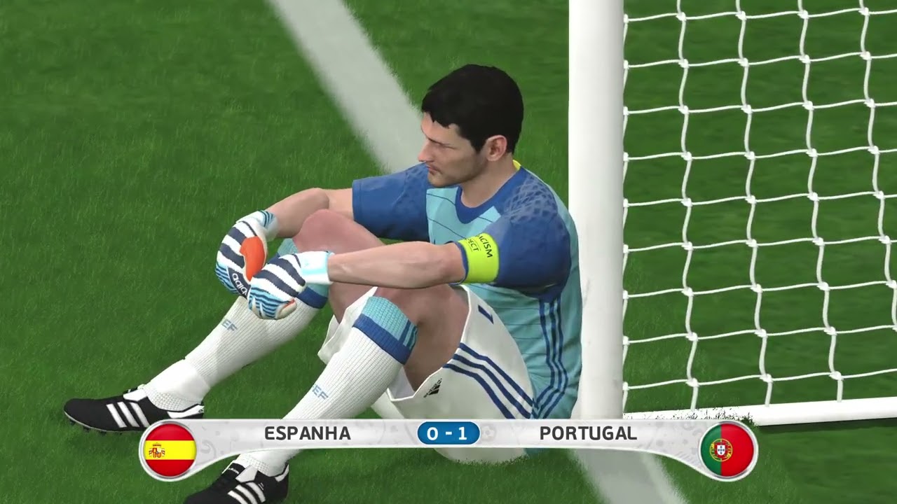 Spain vs Portugal | UEFA EURO 2016 Quarter-Final | PES 2016 Full Match No Commentary