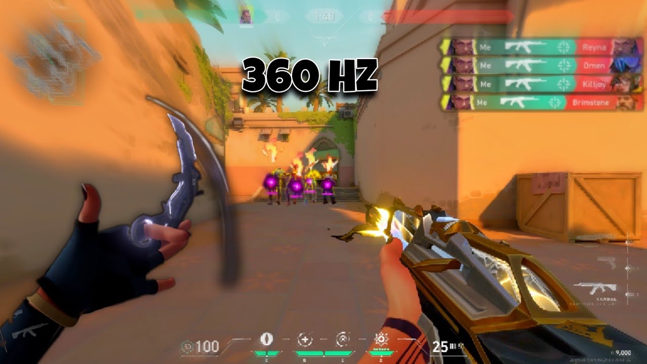 Instalock Reyna + 360 Hz , 0ms = Aimlock💀
