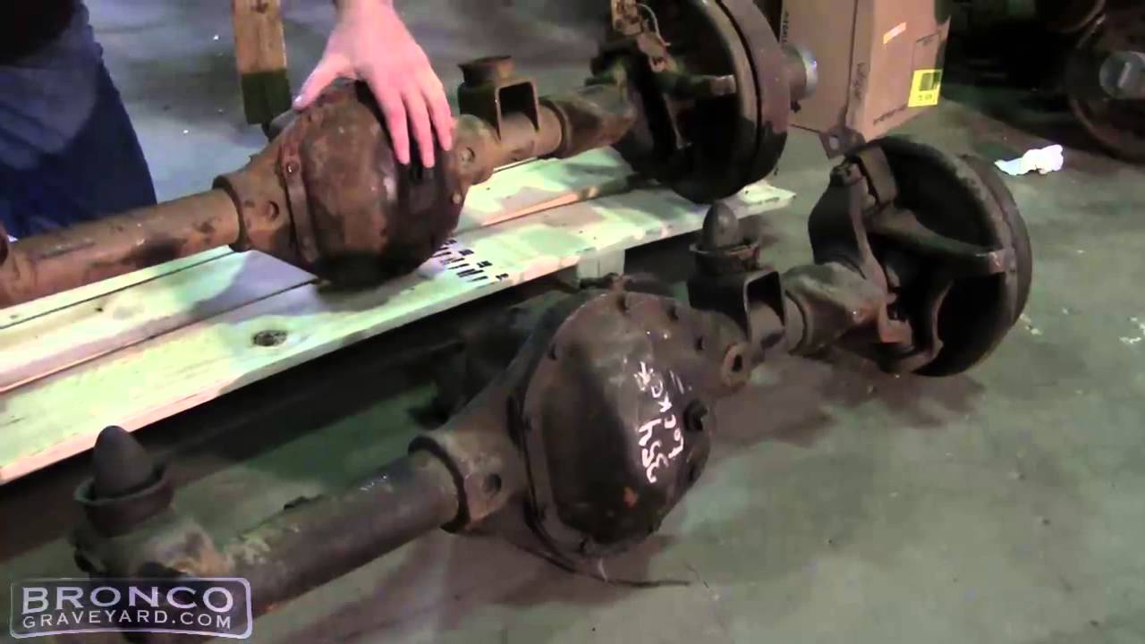 Bronco Graveyard Dana 30 & 44 Tech