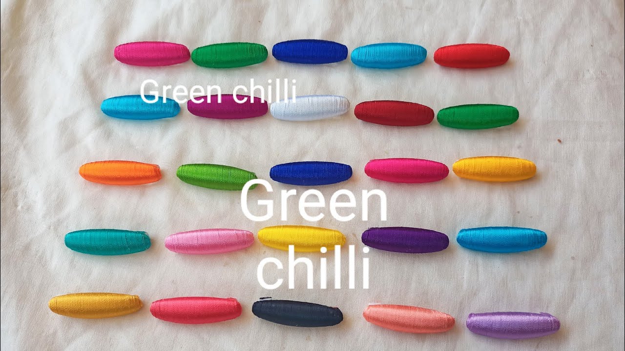 Saree pin Neat wrapping | Tutorial |  Silk thread jewellery making videos | Green chilli