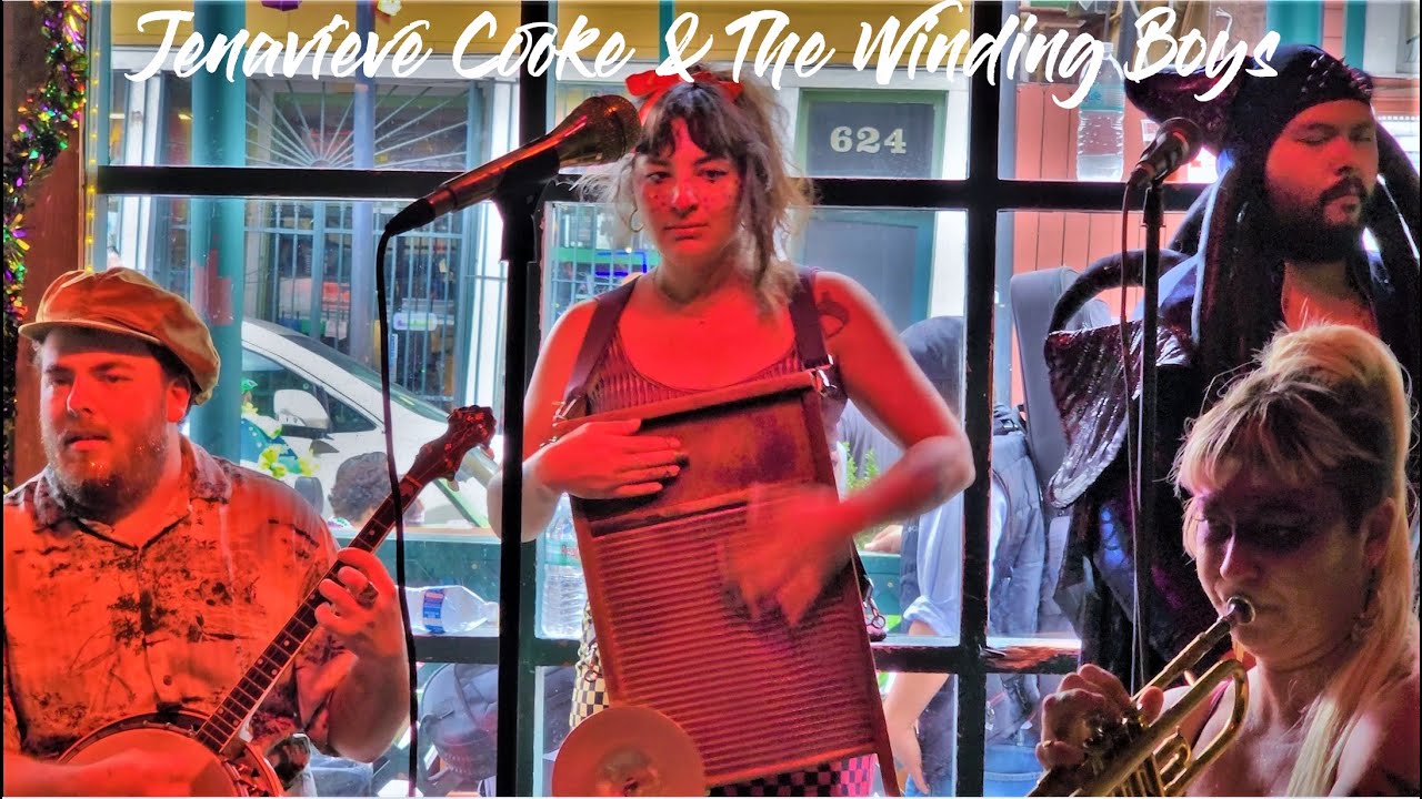WHEN I GET LOW I GET HIGH by Jenavieve Cooke & The Winding Boys - Spotted Cat Music Club New Orleans