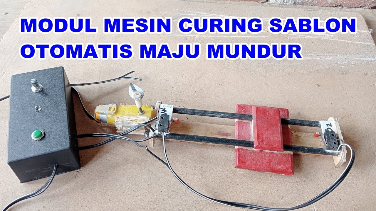 SIMULASI ALAT CURING SABLON OTOMATIS MAJU MUNDUR