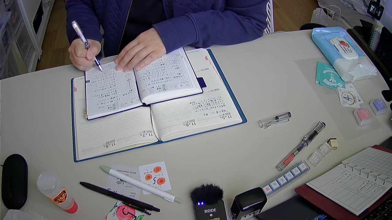 11/6今日の手帳タイム｜測量野帳にデイリーログを書く毎日#手帳タイム #測量野帳