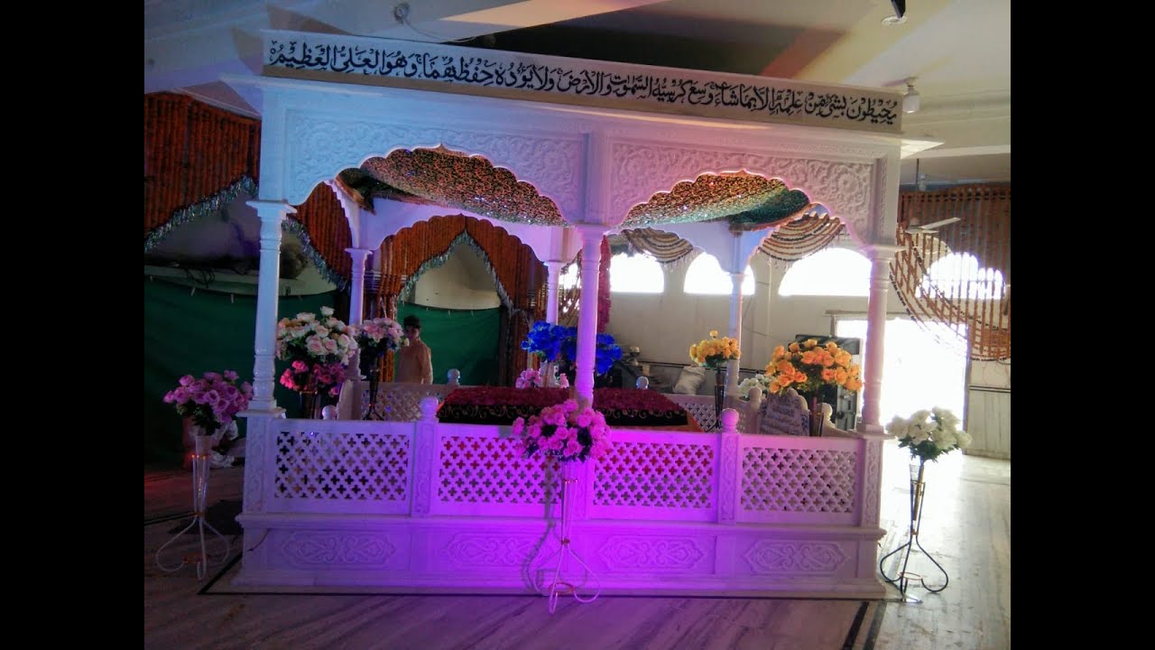 Makrana White Marble Beautiful Mazar Work Done By Makrana Labour in Sanawad, MP, Mob. 9571066808