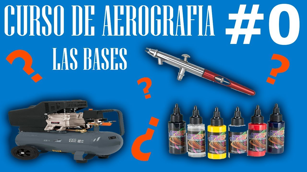 Curso de Aerografia y dibujos - las bases para empezar con el Aerografo #0