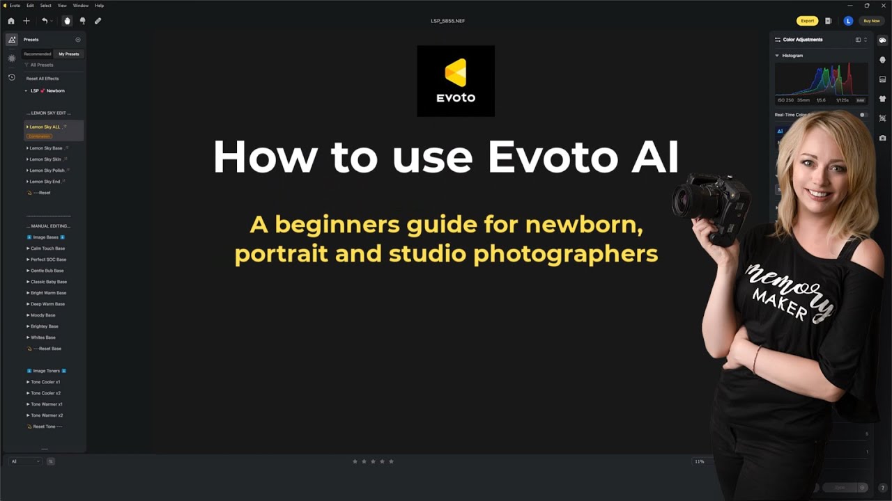 A beginners guide to Evoto AI for image editing (newborn, portrait and studio)
