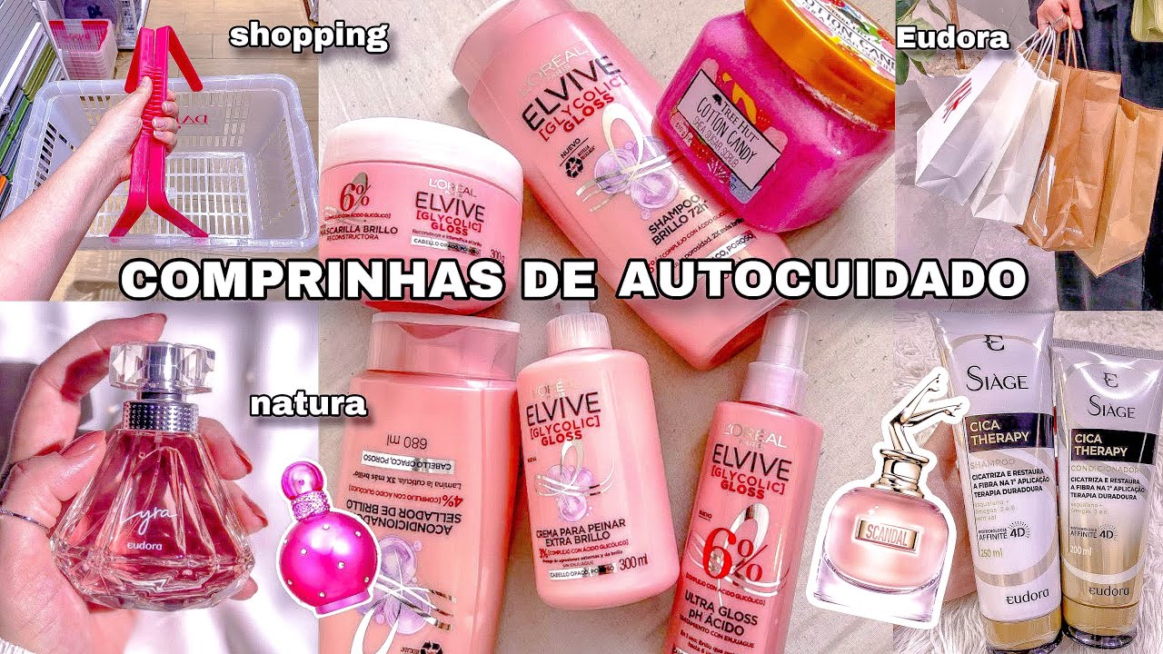 VLOG COMPRINHAS DE AUTOCUIDADO🎀🌸 Natura• Eudora• Shopping • Supermercado • Compilado