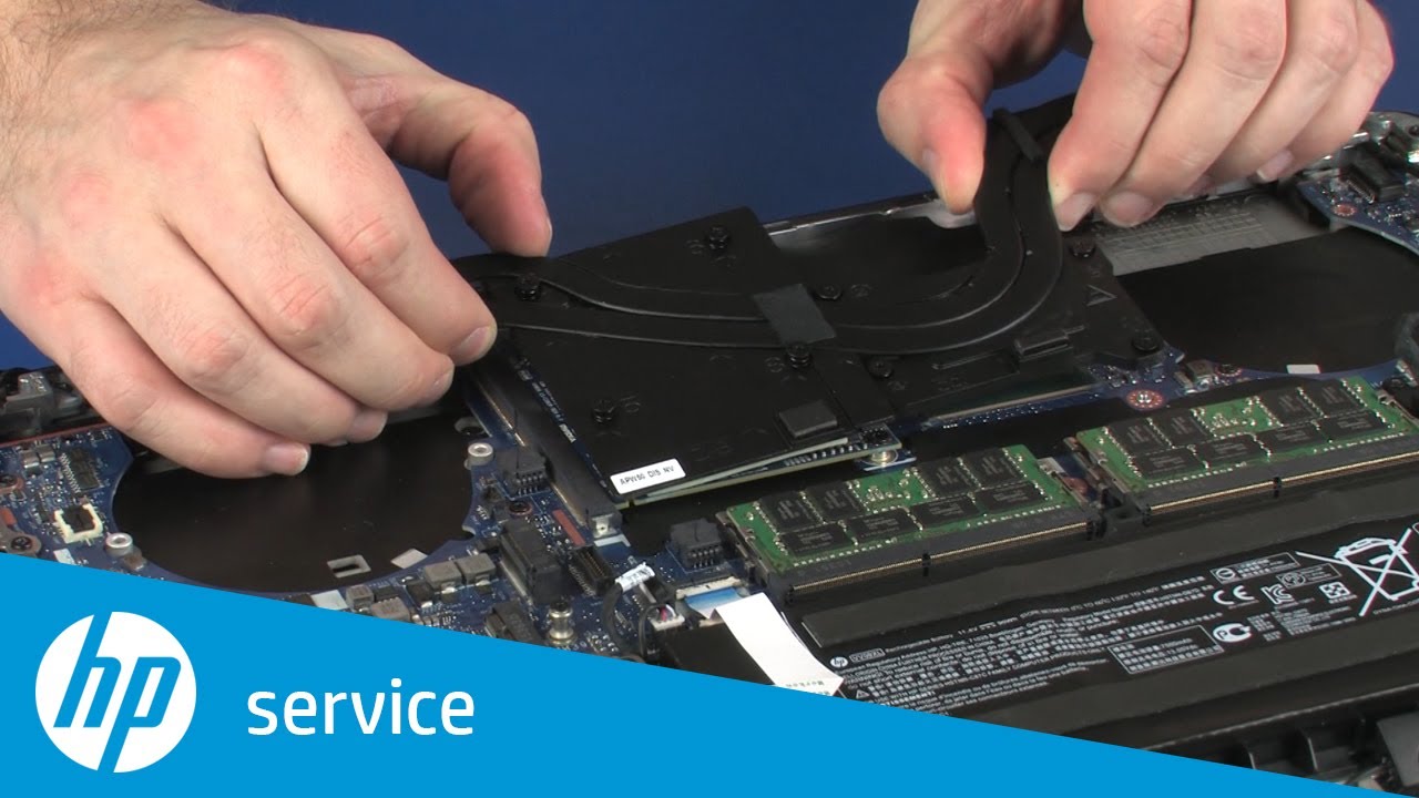 Replace the Heat Sink | HP ZBook 15 G3 Mobile Workstation | HP Support