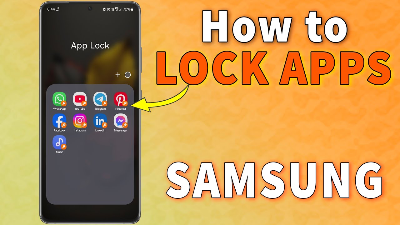 App Lock in Samsung Mobile - Official and Free