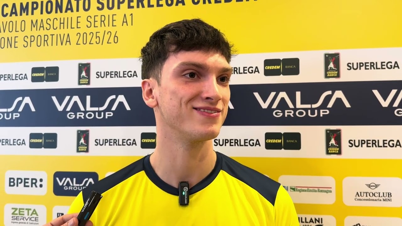 Luca Porro verso gara 1 con Piacenza