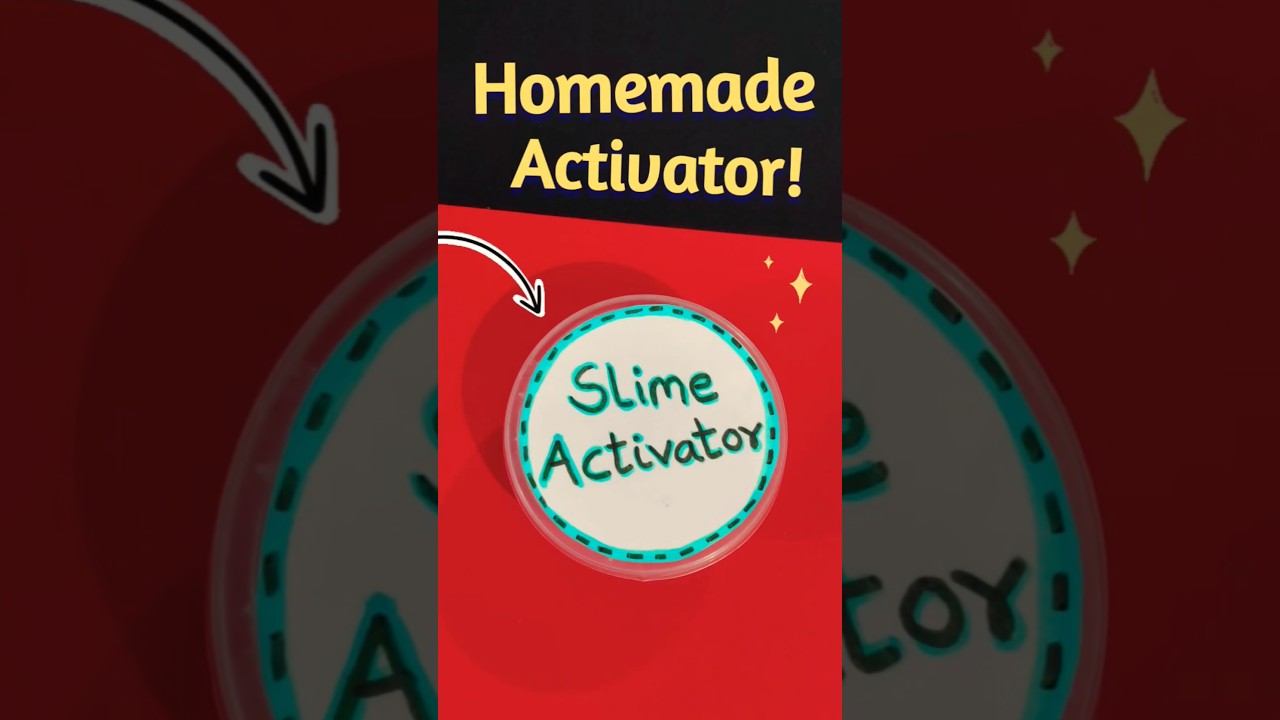 Homemade Slime Activator! 100% Working with Proof 🤓👍✨ slime activator diy 