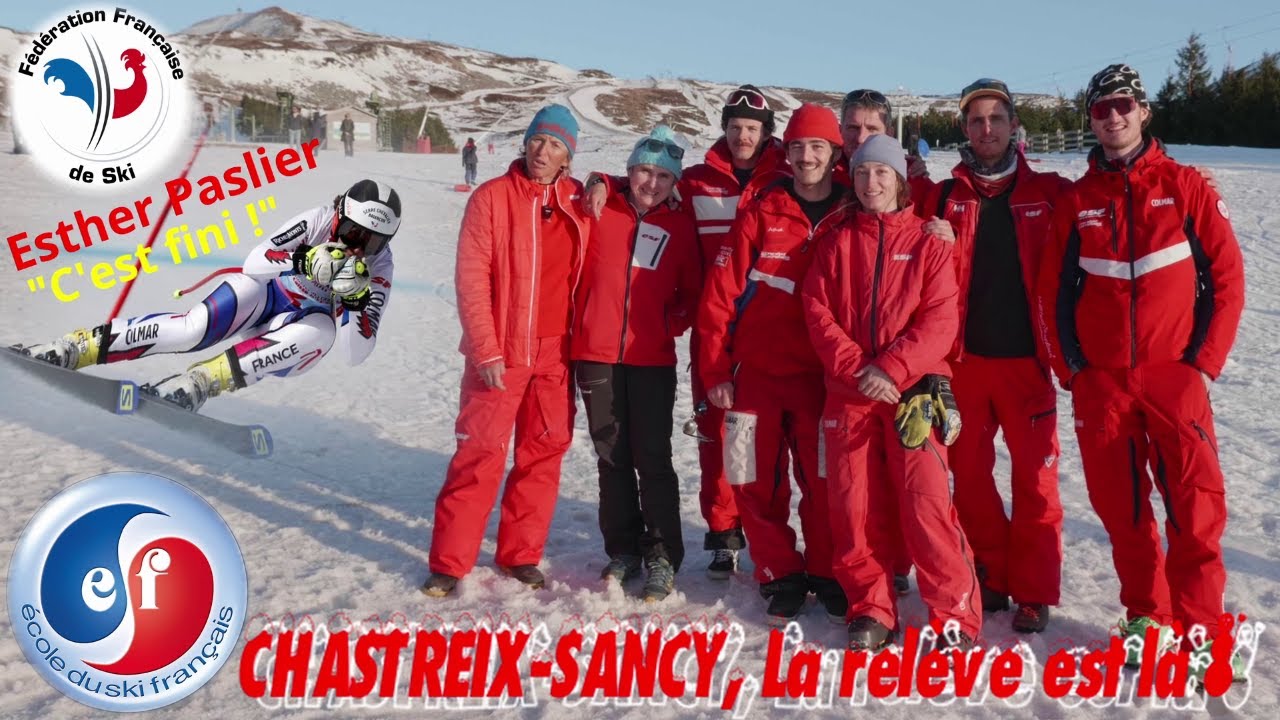 ESF CHASTREIX-SANCY et ses jeunes moniteurs dont Esther Paslier, une championne de Ski Alpin.
