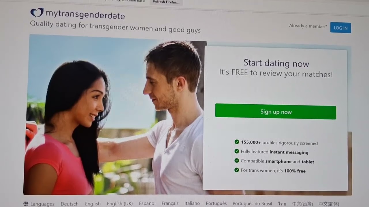 The best transgender dating site for long term relationships
