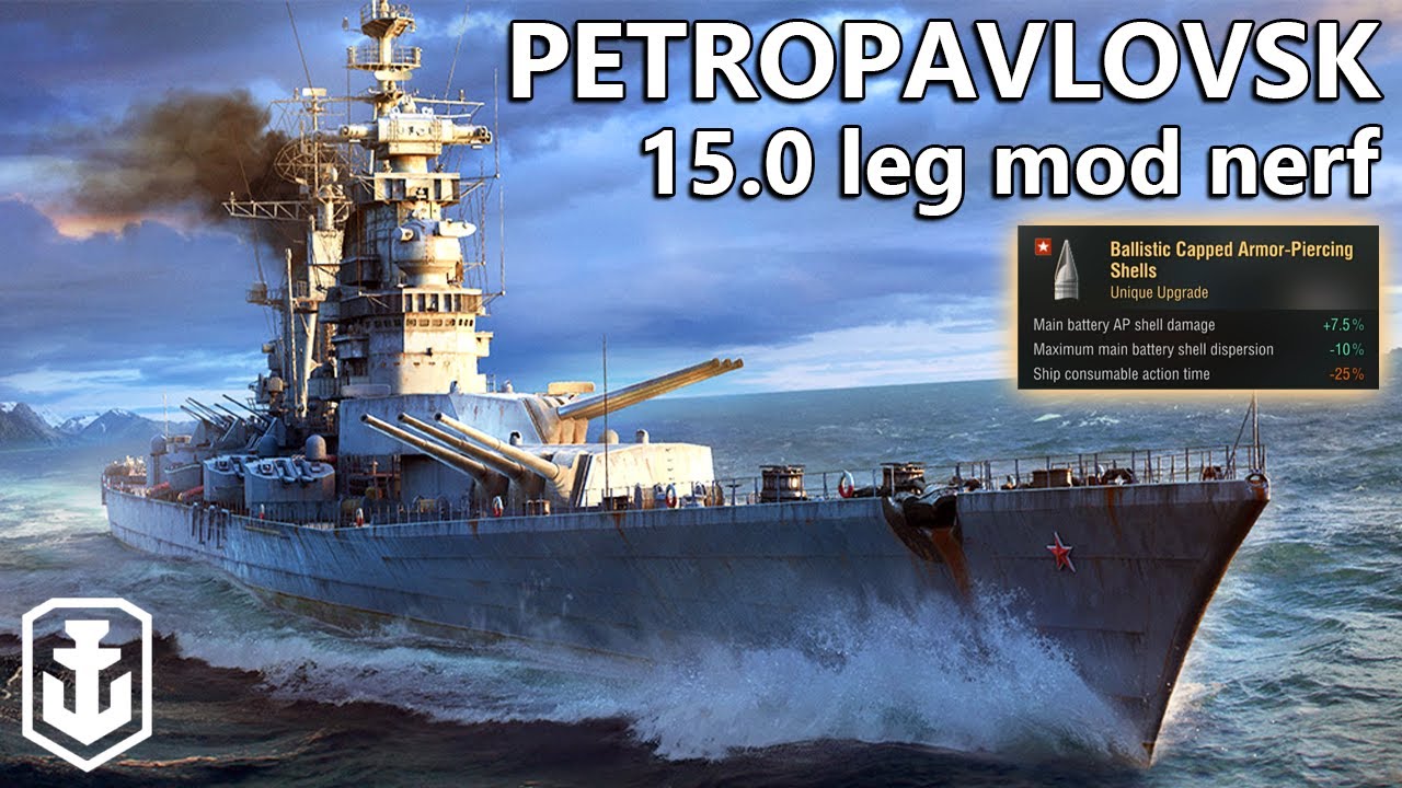10% Dispersion Is Just Too Good! - Petropavlovsk Legendary Mod Nerf (World of Warships)