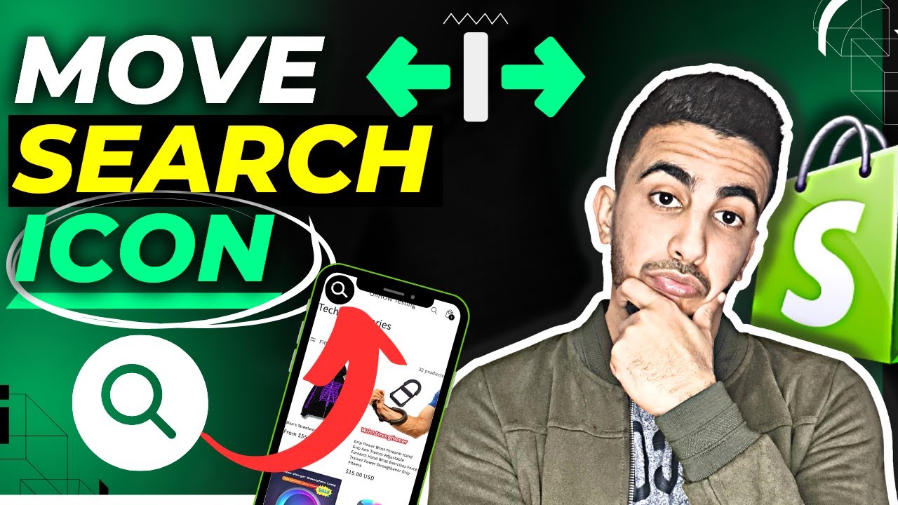 How To Move Search Icon To The Left On Mobile In Shopify