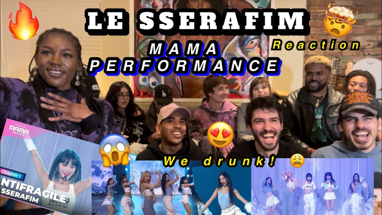 LE SSERAFIM MAMA REACTION ANTIFRAGILE