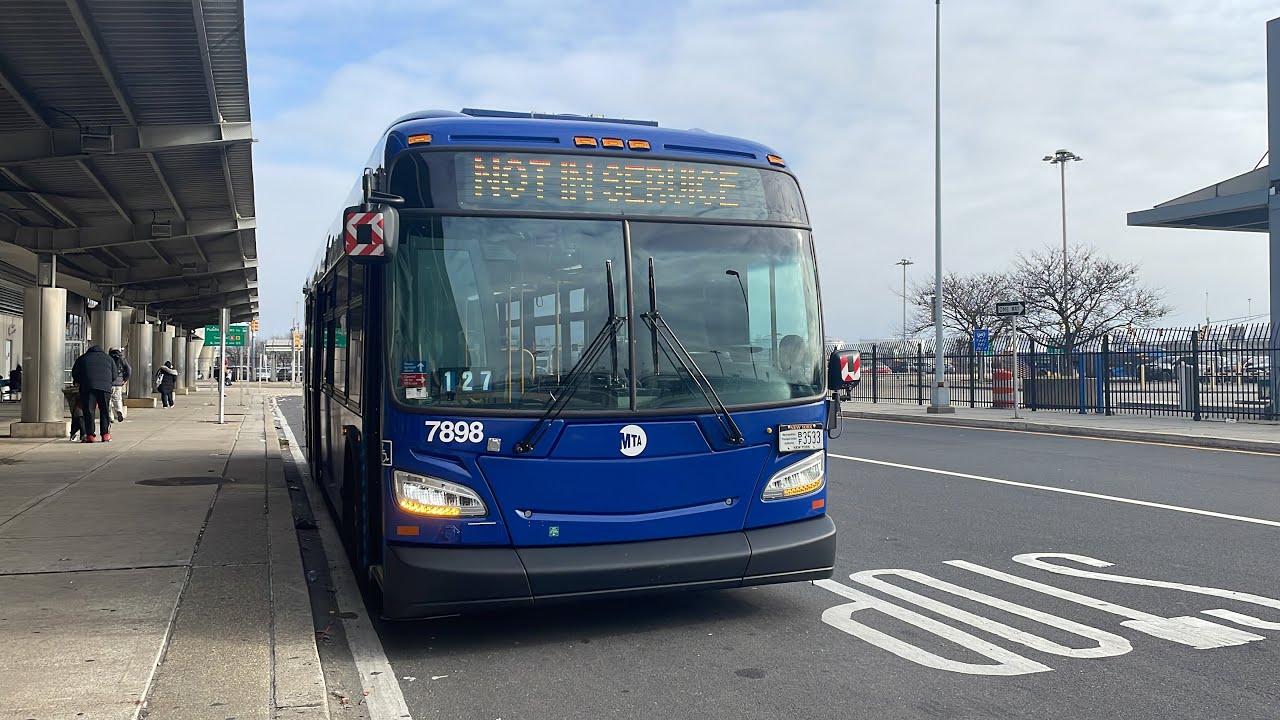 MTA B15 bus #7898 full ride from New Lots Av & Elton St to JFK Lefferts Blvd station.
