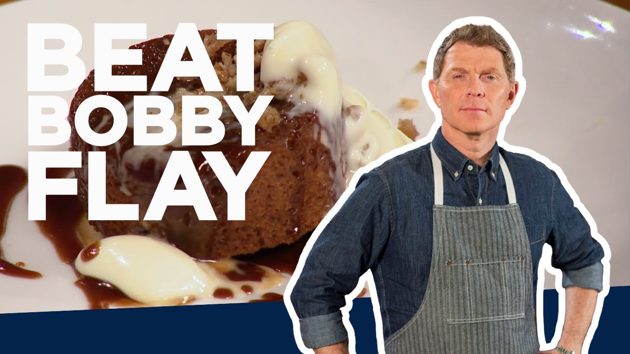 Bobby Flay Makes Sticky Toffee Pudding | Beat Bobby Flay | Food Network