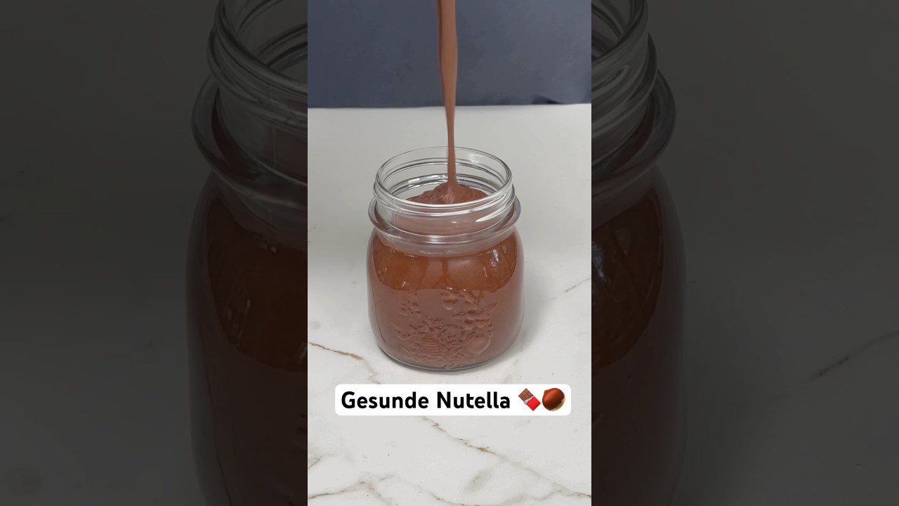 Gesunde Nutella Variante vegan selber machen🍫🌰 Rezept Schoko Nussmus #mrsflury