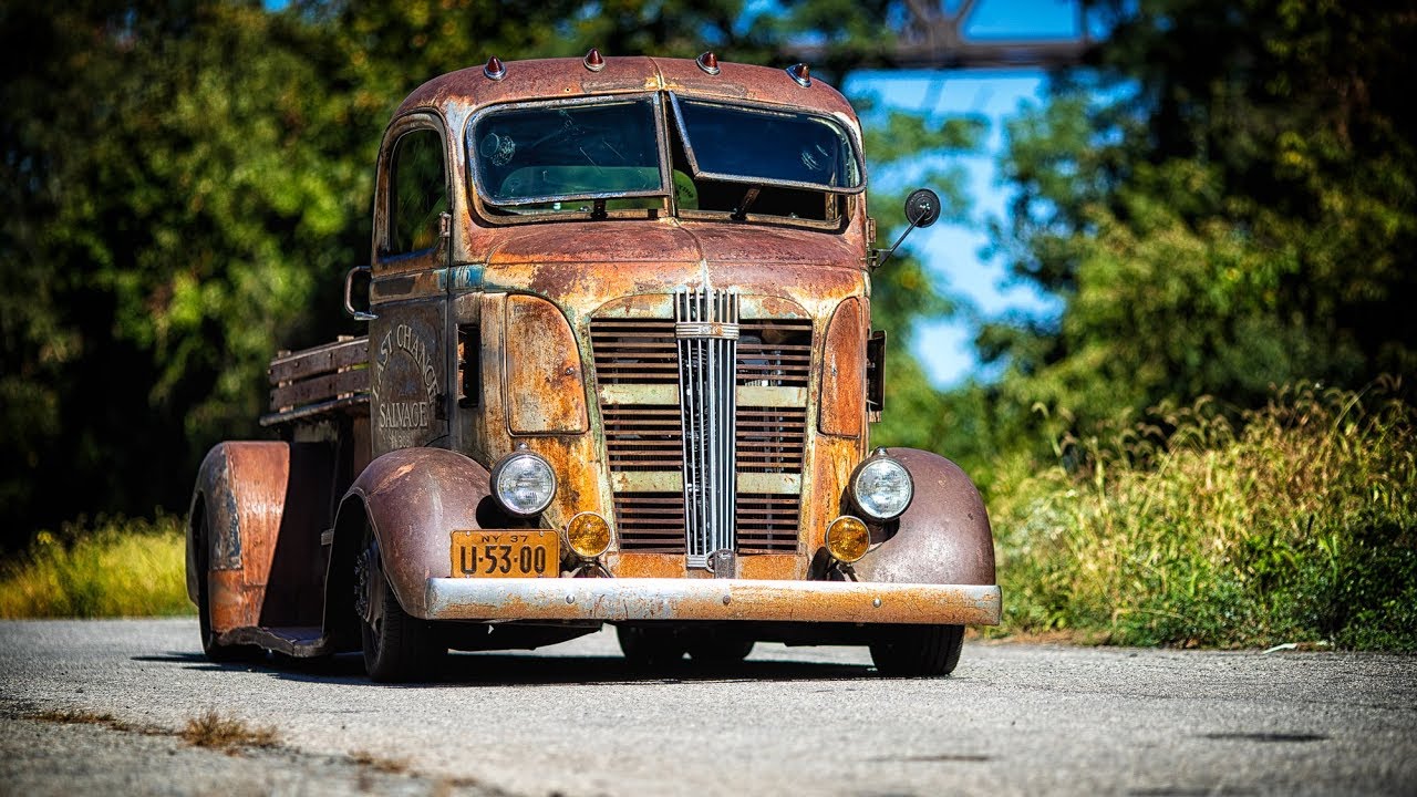 The Mona Lisa On Wheels - 1937 GMC Cabover F16C