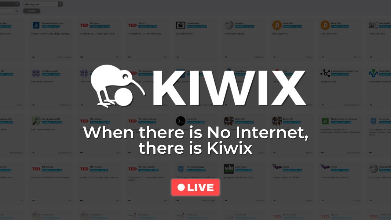 Kiwix: A Self-Hostable Solution for Offline Web Access (Livestream)