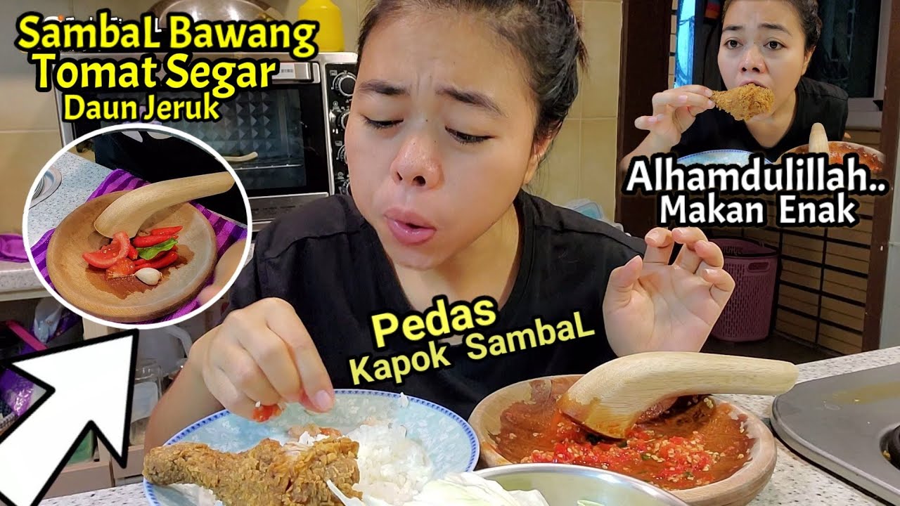 DiKasih MAJIKAN Langsung Di Bikin SambaL // Ayam Kentucky SambaL Dadakan