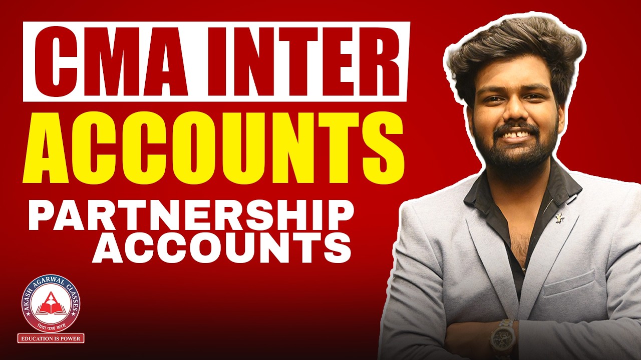 CMA Inter | Financial Accounting Revision | Partnership Accounts | June & Dec 26