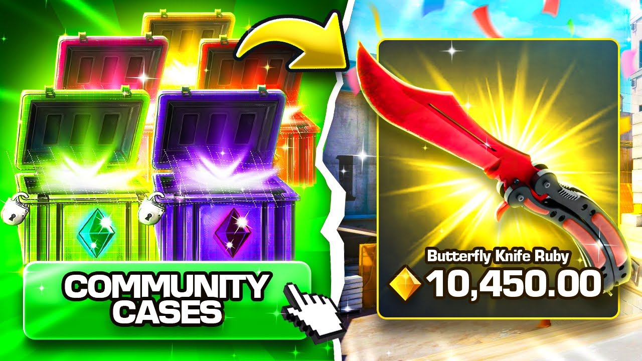 OPENING COMMUNITY CASES ONLY.. INSANE RUBY BUTTERFLY UNBOXING!