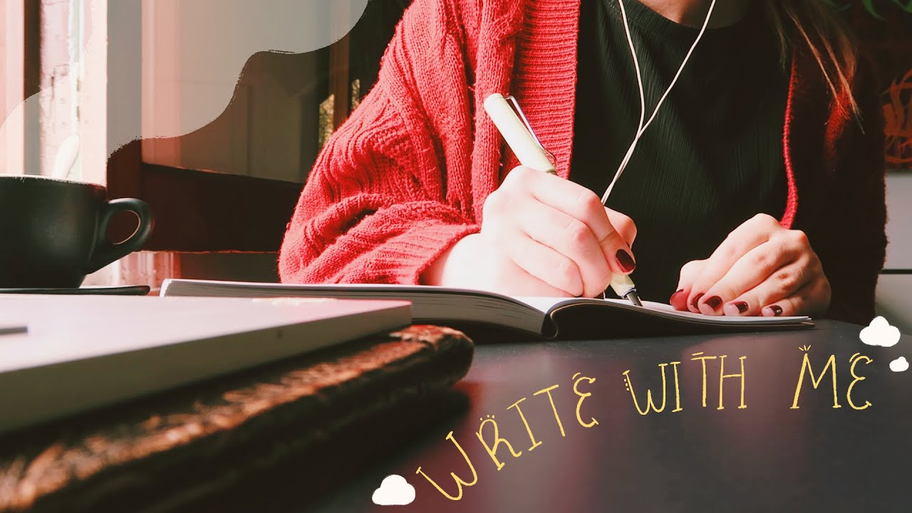 a slow, quiet writing day 🖋️☁️