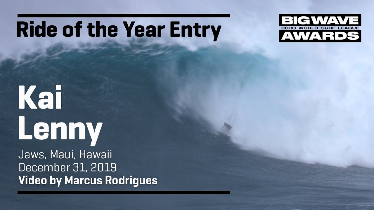 Kai Lenny at Jaws - 2020 Ride of the Year Entry  - WSL Big Wave Awards