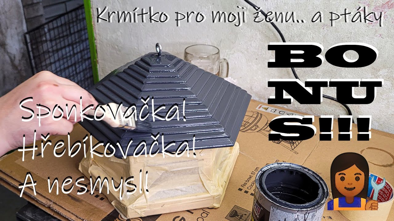Krmítko pro ptáky! A speciální host!