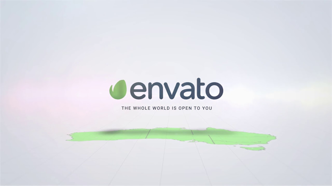 Stock Royalty Free AE Template | Search Map Logo