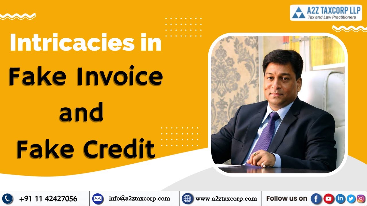 Intricacies in Fake Invoice and Fake Credit || CA Bimal Jain