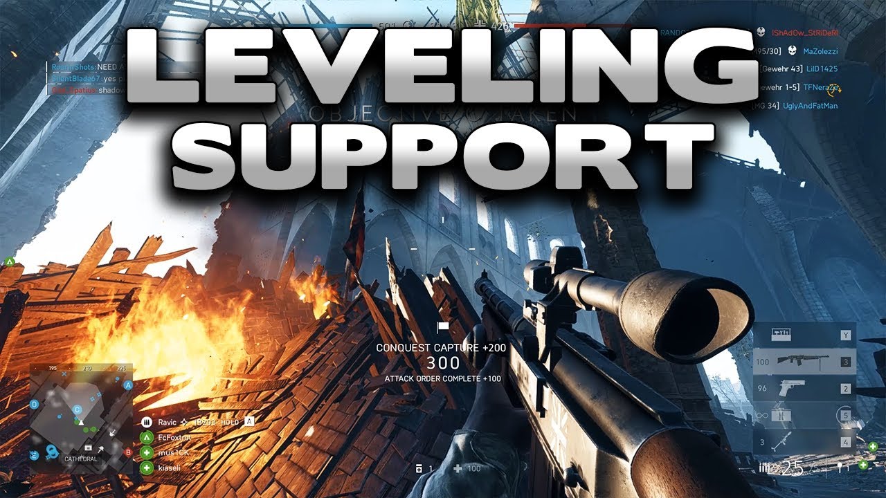 Battlefield 5 Leveling Support Class Gameplay