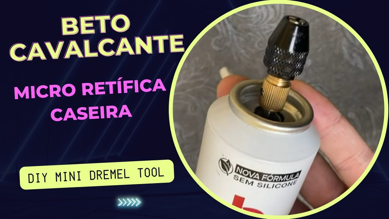 Projeto Micro Retífica Caseira (DIY Mini Dremel Tool)