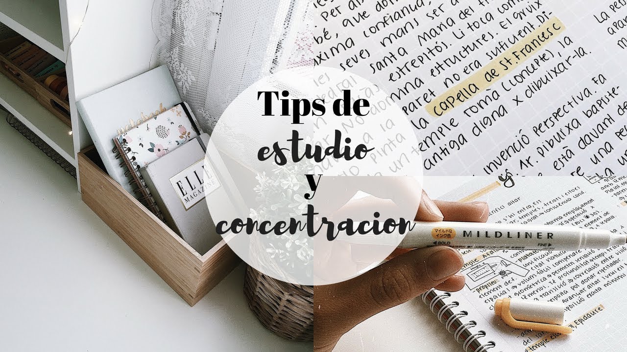 TIPS DE ESTUDIO Y CONCENTRACIÓN