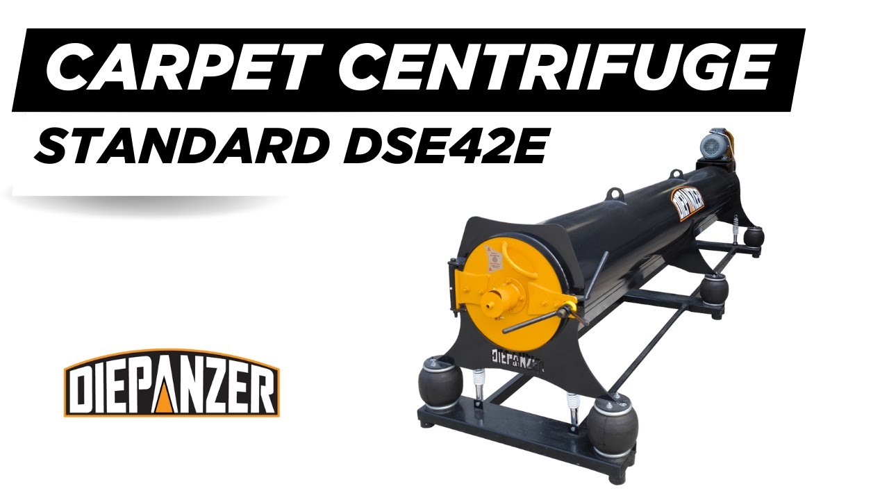 Carpet Centrifuge Machine Standard Model - Diepanzer
