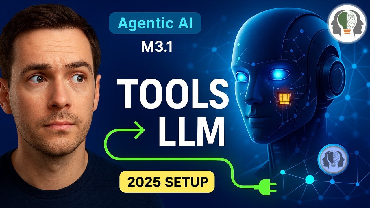 M3.1 Agentic AI Tools Tutorial: Create & Integrate Tavily Search tool with LLMs in Your Workflow