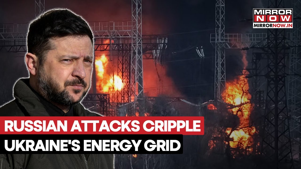 Ukraine's Capital Kyiv's Energy Infrastructure Cripples After Russia Launches A Massive Attack