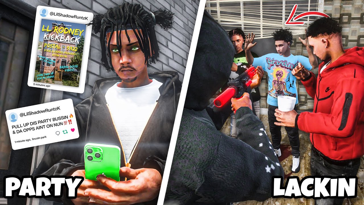 I CAUGHT my OPP LACKIN at a PARTY In GTA 5 RP..