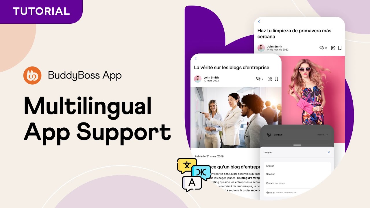 How to Add Multiple Language Options to the BuddyBoss App