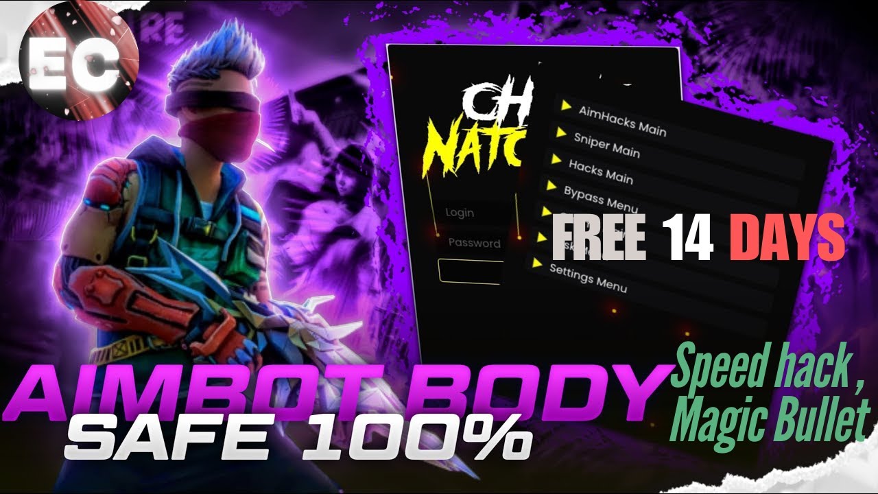 PC 💻 PANEL FOR FREE AIMBOT BODY FREE FIRE 🎯 SNIPER AIMBOT , MAGIC BULLET SPEEDHACK  | 100% ANTIBAN ✅