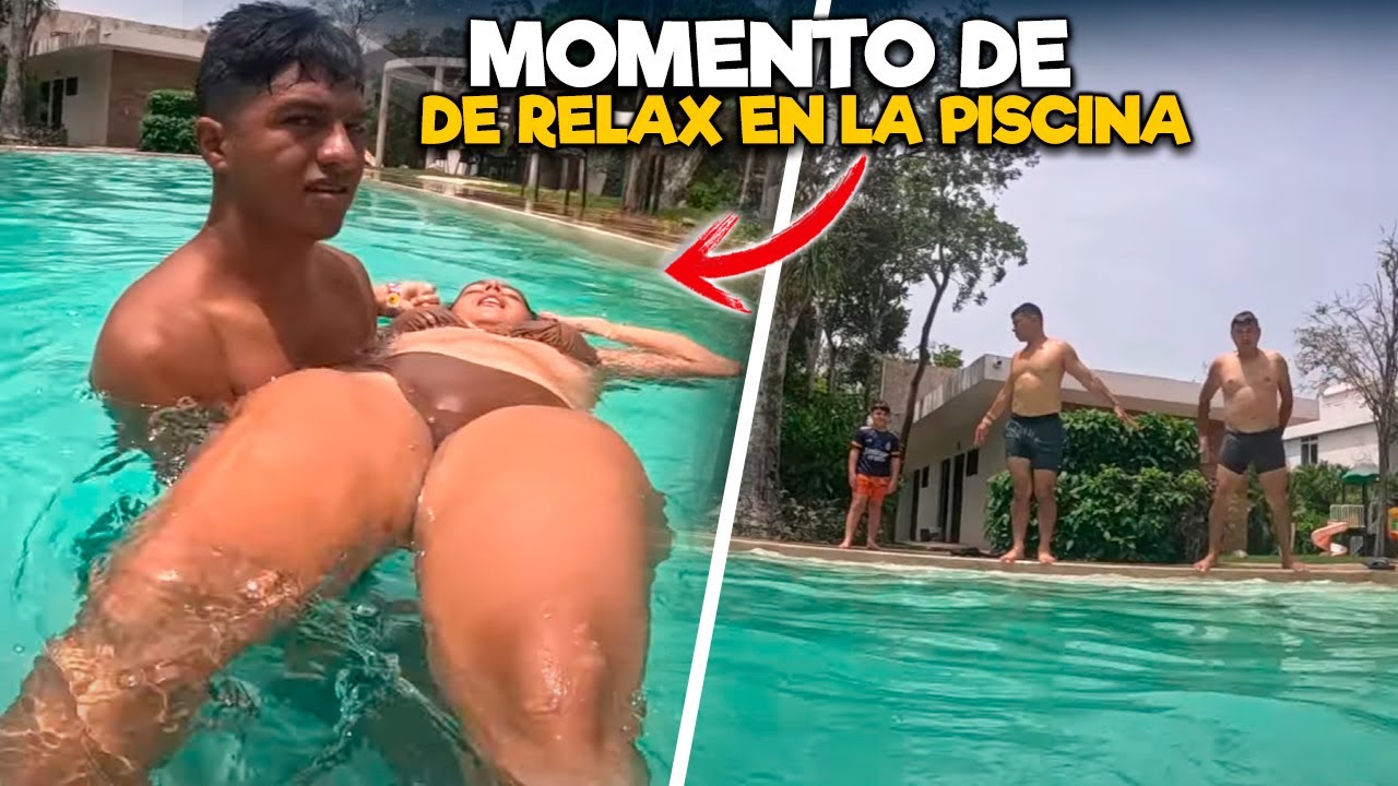 APROVECHAMOS EL MOMENTO para relajarnos EN LA PISCINA *competencia: Camarón vs Viejo Chele* 🇲🇽 👙